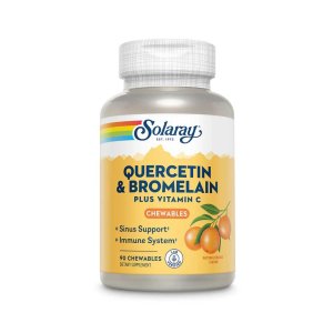 Solaray Qbc Plex Quercetin &amp; Bromelain 90 Chewables
