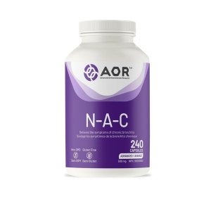AOR N-A-C 500mg – Advanced Antioxidant &amp; Respiratory Support | 240 Capsules, Non-GMO &amp; Gluten-Free
