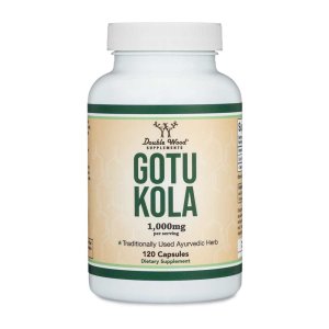 Double Wood Gotu Kola – 1000mg Herbal Support for Focus, Circulation &amp; Skin | 120 Capsules