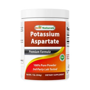 Best Naturals Potassium Aspartate Pure Powder 1 Pound