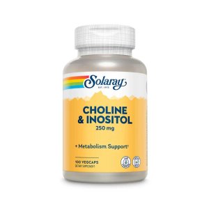 Solaray Choline &amp; Inositol 250mg 100 Caps
