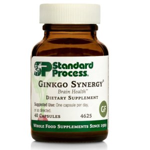 Standard Process Ginkgo Synergy – Brain Health &amp; Cognitive Support | 40 Capsules