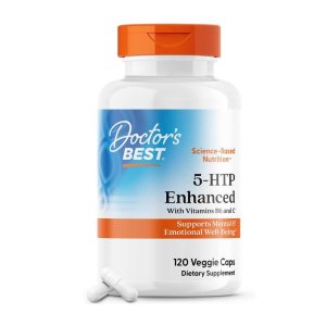 Doctor's Best 5-Htp, Enhanced with Vitamins B6 &amp; C, 120 Veggie Caps