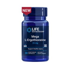 Life Extension Mega L-Ergothioneine 25 Mg 30 Vegetarian Capsules