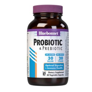 Bluebonnet Nutrition Probiotic &amp; Prebiotic 30 Billion 30 Caps