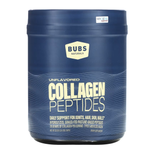 BUBS Naturals Collagen Peptides - Unflavored, Grass-Fed, Hydrolyzed Protein for Joints, Skin &amp; Hair - 20g Per Serving (667g)