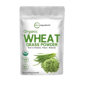 Micro Ingredients Organic Wheatgrass Powder – Usda Organic, Non-Gmo, Rich in Vitamins &amp; Minerals (16 Oz / 454g)
