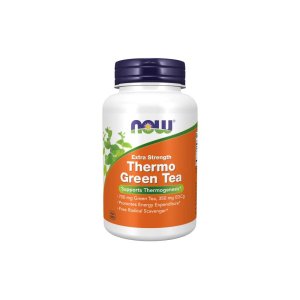 Now Foods Extra Strength Thermo Green Tea 700 Mg – Fat Burner &amp; Energy Support – 90 Capsules