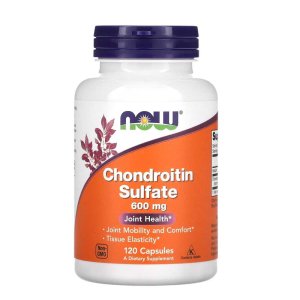 Now Foods Chondroitin Sulfate 600mg – Joint Health &amp; Mobility Support, 120 Capsules (non-Gmo)