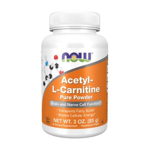 Now Foods Acetyl-L-Carnitine Pure Powder – Brain &amp; Nerve Support – 85g