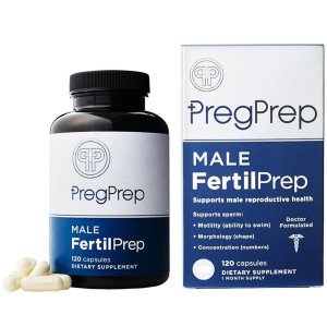PregPrep Male FertilPrep — Sperm Health, Motility, Morphology &amp; Concentration (120 Capsules)