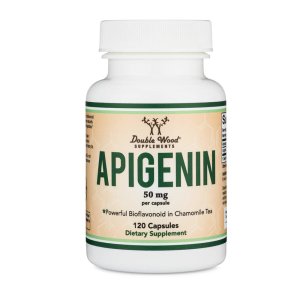 Double Wood Supplements Apigenin – Powerful Bioflavonoid for Cognitive &amp; Cellular Health | 50mg, 120 Capsules