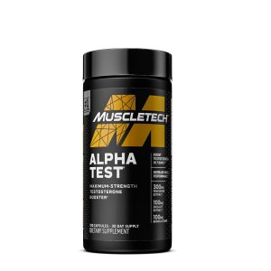 Alphatest Muscletech Test Booster 300mg: Peak Performance &amp; Strength with Shilajit &amp; Fenugreek