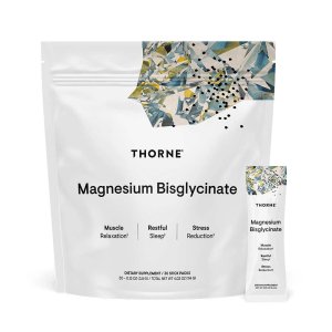 Thorne Magnesium Bisglycinate – Muscle Relaxation &amp; Sleep Support (30 Sticks)