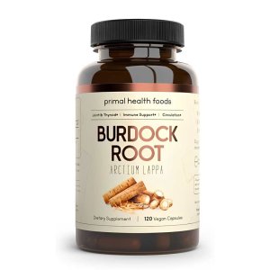 Primal Health Foods Burdock Root 120 Vegan Capsules – Joint, Thyroid &amp; Immune Support