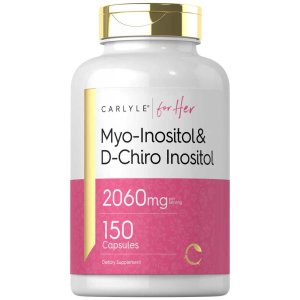 Carlyle Nutritionals Myo-Inositol &amp; D-Chiro Inositol 2060mg per serving | 150 Capsules