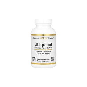 California Gold Nutrition, Ubiquinol Reduced Form CoQ10, 100 mg , 120 Veggie Capsules