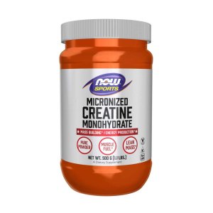 Now Sports Creatine Monohydrate – Micronized Powder – Muscle Strength &amp; Power Formula – 500g