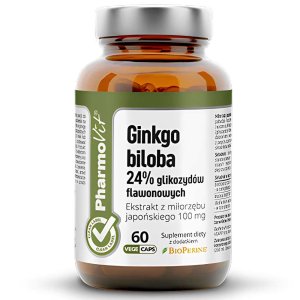 Pharmo Vit Ginkgo Biloba 100mg with Bio Perine – Memory &amp; Cognitive Support, 60 Capsules
