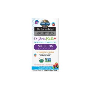 Garden of Life Dr. Formulated Probiotics Organic Kids+ Cooler Berry Cherry 30 Chewables