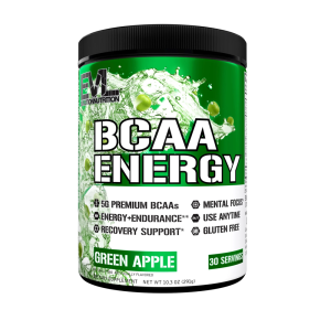 Evlution Nutrition BCAA Energy – Muscle Recovery &amp; Performance Support | Green Apple