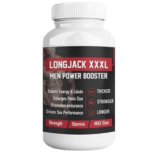 Longjack Xxxl Men Power Booster, Energy, Libido &amp; Size Enhancement, Stronger Performance, Longer Stamina 30 Tablets