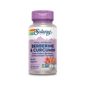 Solaray Berberine &amp; Curcumin 60 Caps