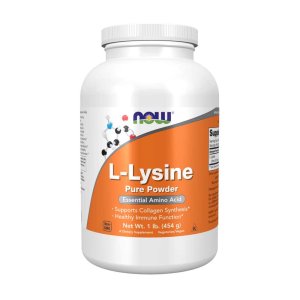 Now Foods L-Lysine Powder – Immune Support &amp; Collagen Synthesis – 454g