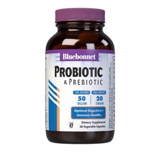 Bluebonnet Nutrition Probiotic &amp; Prebiotic 50 Billion 30 Caps