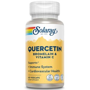 Solaray Qbc Plex | Quercetin &amp; Bromelain + Vitamin C 60 Caps