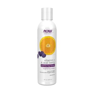 Now Foods Vitamin C &amp; Acai Berry – Brightening &amp; Purifying Toner – for Most Skin Types – 8.11 Oz. (237 M L)