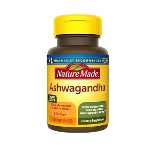 Nature Made Ashwagandha – 60 Capsules, Stress &amp; Wellness Support