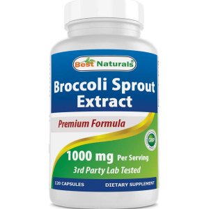 Best Naturals Broccoli Sprout Extract 1000 mg 120 Capsules