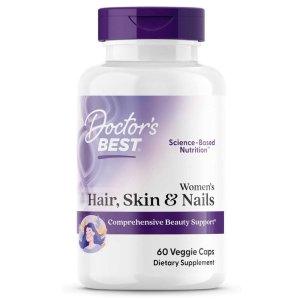 Doctor's Best Women's Hair, Skin &amp; Nails Veggie Caps 60 Count