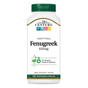 21st Century Fenugreek 610 Mg Traditional 100 Caps