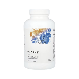 Thorne Men's Multi 50+ - 180 Capsules | Daily Multivitamin for Men Over 50 | Without Copper &amp; Iron