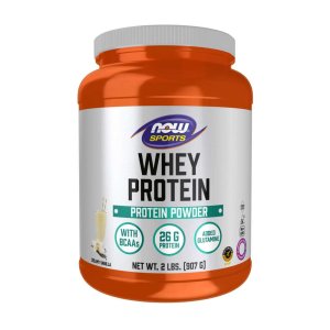Now Sports Whey Protein, Creamy Vanilla Powder 907g