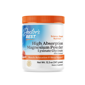 Doctor's Best Magnesium Powder with Lycinate Glycinate - Muscle Relaxation &amp; Support