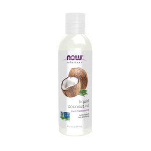 Now Foods Liquid Coconut Oil – 100% Pure &amp; Fractionated – Versatile Skin &amp; Hair Oil – 118 M L