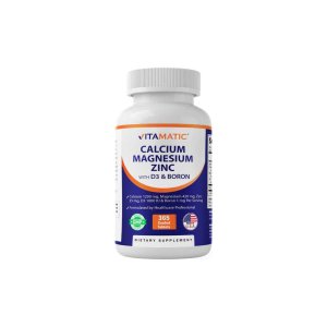 Vitamatic Calcium Magnesium Zinc with D3 &amp; Boron - 365 Coated Tablets