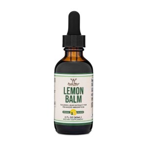 Double Wood Lemon Balm Liquid – 2 Fl Oz Calming Herbal Extract for Relaxation &amp; Mood Support