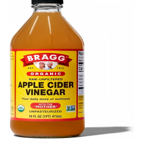 Bragg Organic Apple Cider Vinegar with Mother – Raw, Unfiltered &amp; Unpasteurized | 32 fl oz (946ml)