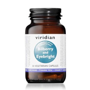 Viridian Bilberry &amp; Eyebright – 30 Vegetarian Capsules