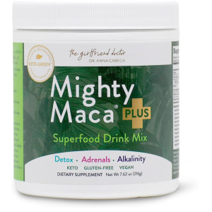 Mighty Maca Plus by Dr. Anna Cabeca - Superfood Drink Mix for Detox, Adrenal Support &amp; Alkalinity