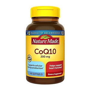 Nature Made Co Q10 200mg, 140 Softgels – Heart Health &amp; Energy Support Dietary Supplement