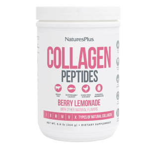 NaturesPlus Collagen Peptides - Berry Lemonade | Multi-Type Collagen for Skin, Hair &amp; Joints - 364g