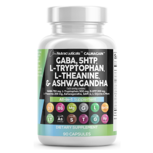 Source Naturals GABA Calm - Serene Science - Orange Flavor - 120 Lozenges - With GABA, Glycine, L-Theanine &amp; Taurine