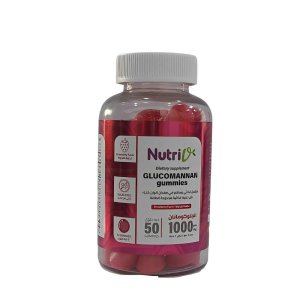 Nutriv Glucomannan Gummies – 50 Pieces | Natural Fiber Supplement for Healthy Weight Management &amp; Digestive Support