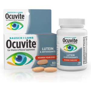 Ocuvite Eye Supplement – Lutein &amp; Antioxidants | 60 Tablets | Supports Healthy Eyes &amp; Vision