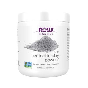 Now Foods Bentonite Clay Powder – 100% Pure Natural Detoxifying Mineral Clay – Deep Cleansing Face &amp; Body Mask – 312 G